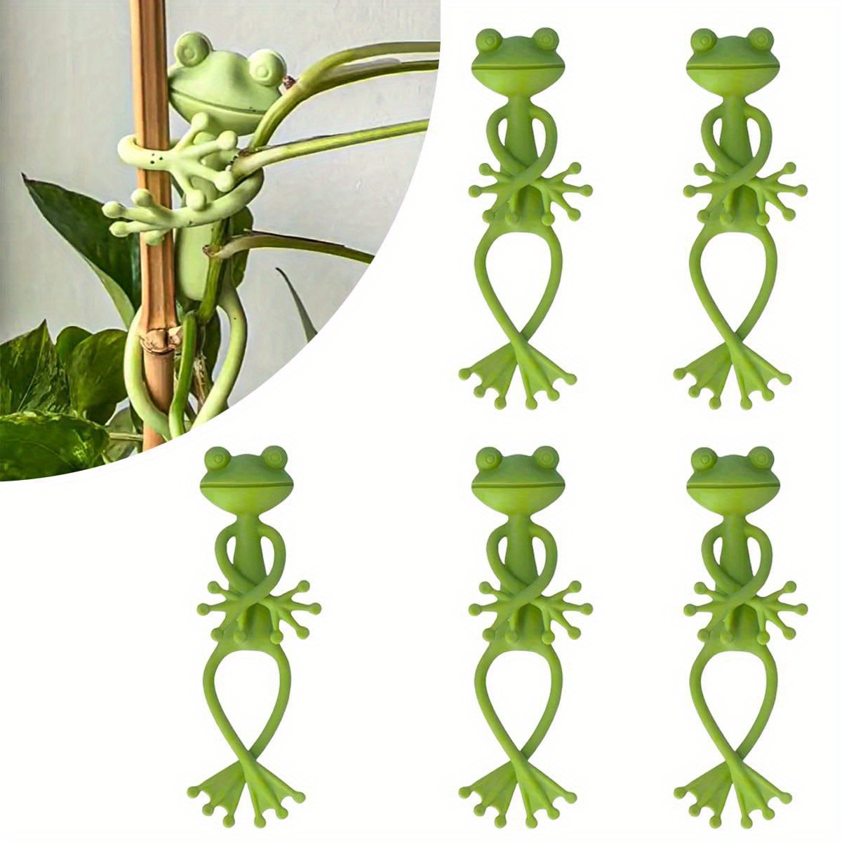 Creative Green Frog Plant Fixi - đánh giá và giá Vine Climbing Plastic