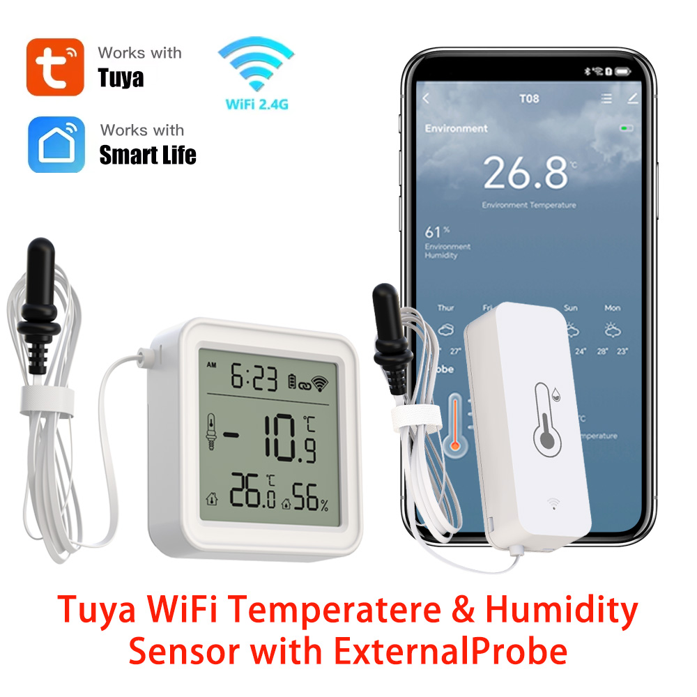Tuya WiFi Temperature Humidity - đánh giá và giá Digital Hygrometer Probe