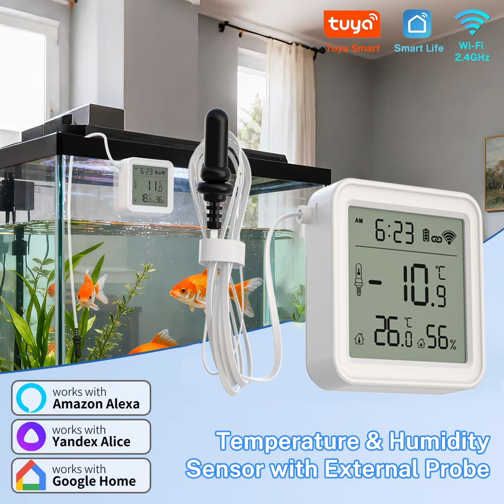 Tuya WiFi Temperature Humidity - đánh giá và giá Digital Hygrometer Probe